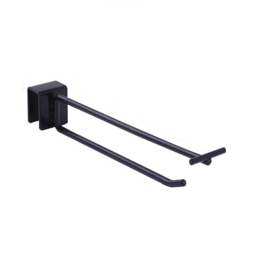 Square Tube Metal Scanning Hook with Double Lines