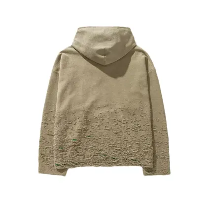 Vintage Raw Oversized Drop Shoulder Hoodie