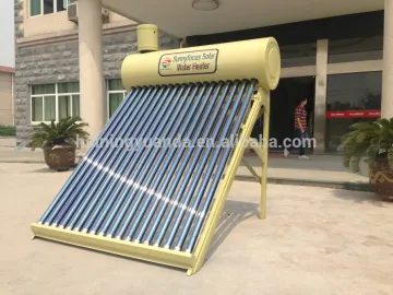 2016 Compact Unpressurized evacuated tube solar water heater