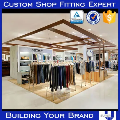 retail display store concept with brand track