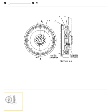 Spot Carter 3412 flywheel component 7N-0206