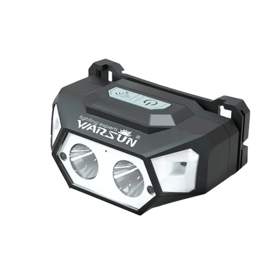 WARSUN T202: Advanced Dual Light Rechargeable LED Headlamp with Customizable Wave Sensing and Red Light Functionality