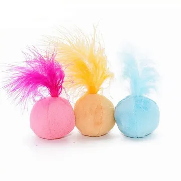 hot sell Mini catnip Ring bell ball for dog and cat