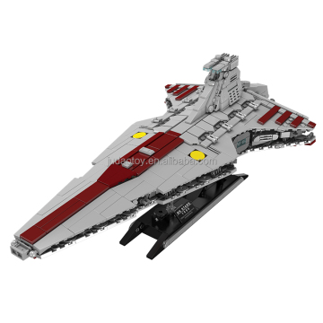 Mould King MOC JG074: Republic Attack Cruiser - Building Blocks Sets for Space Technology and Battleships Model
