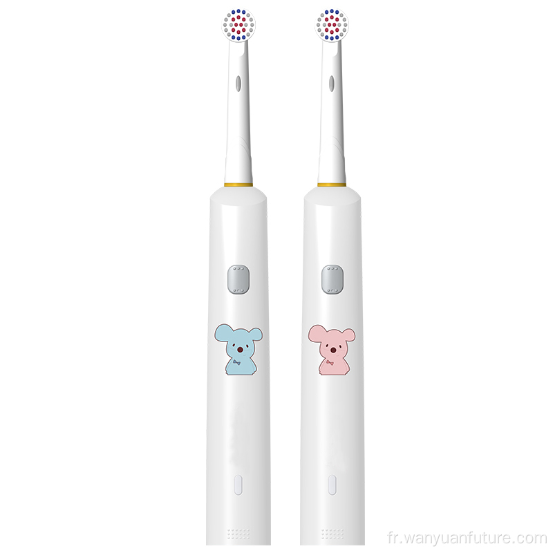 Brosse à dents électrique rechargeable de l'enfant compatible avec b oral b