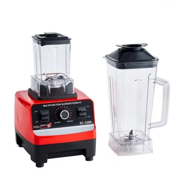 15-Speed Multi-functional Silver Crest 2-in-1 Table Blender: 2.5L Jar & Grinding Cup