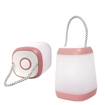 3 Light Modes Mini Battery Operated LED Baby Feeding Night Light with Handle Rope