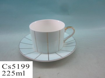 Porcelain tea cup with saucers 150cc-280cc