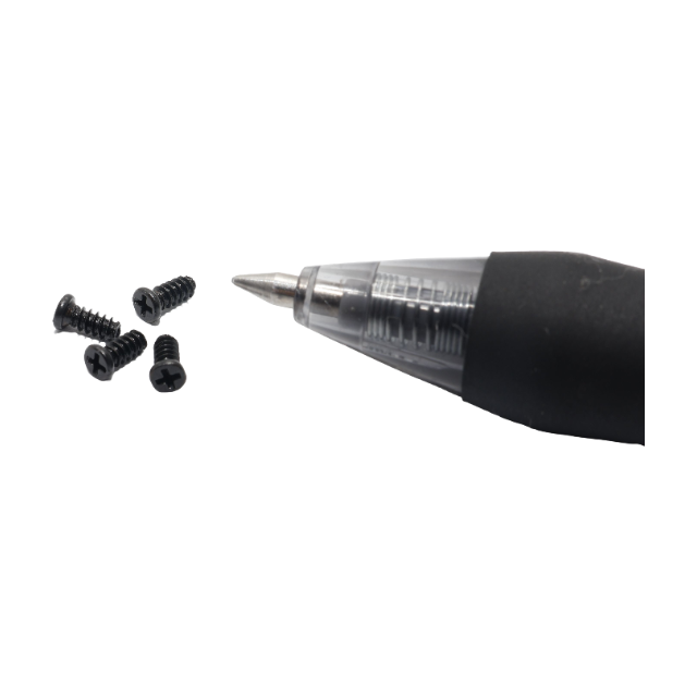 GB845 M1.7*4 2.5 SUS 304 blackened screw