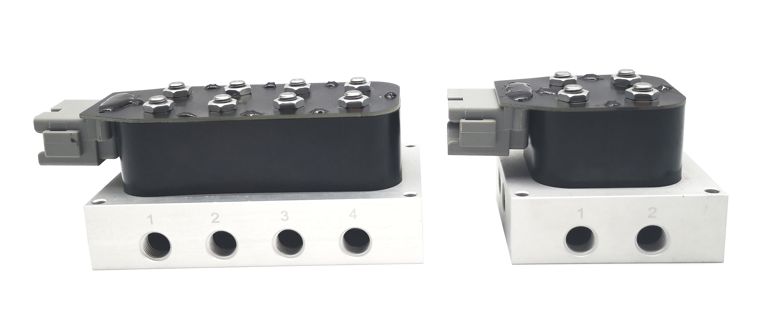 Vixen Air 2-Corner 1/4 NPT Air Suspension Manifold Solenoid Valve Block For Car Or Truck