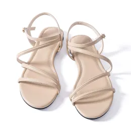 Women's Flat Sandals with Stylish Straps