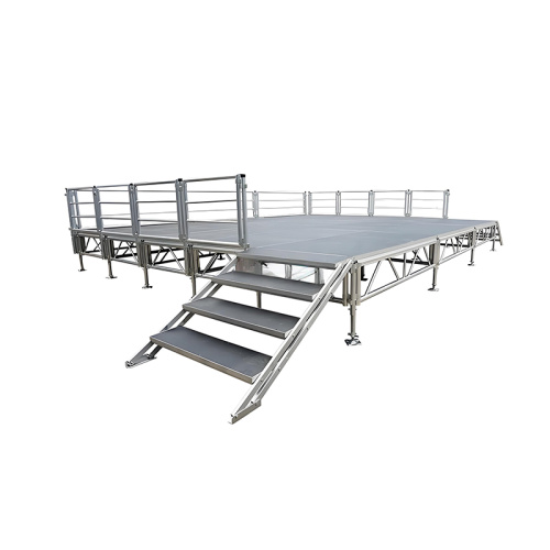 Sistema de escenario modular: diseño desmontable