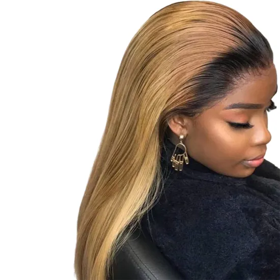 Yeswigs  Raw Peruvian Virgin Straight Lace Frontal Closure Human Hair Wig Transparent Cheap Full Lace Front Wig For Black Women