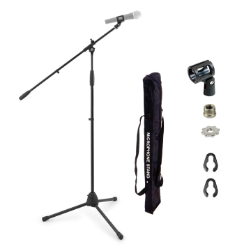 Factory Price All-Metal Round Base Tripod Microphone Stand Parts for Studio Workshop
