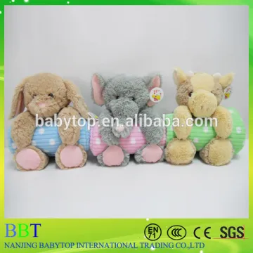 custom high quality plush kids animal shaped blanket