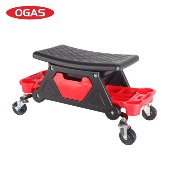 OGAS OEM Rolling Car Wash Stool with Bucket Dolly for Waxing and Polishing
