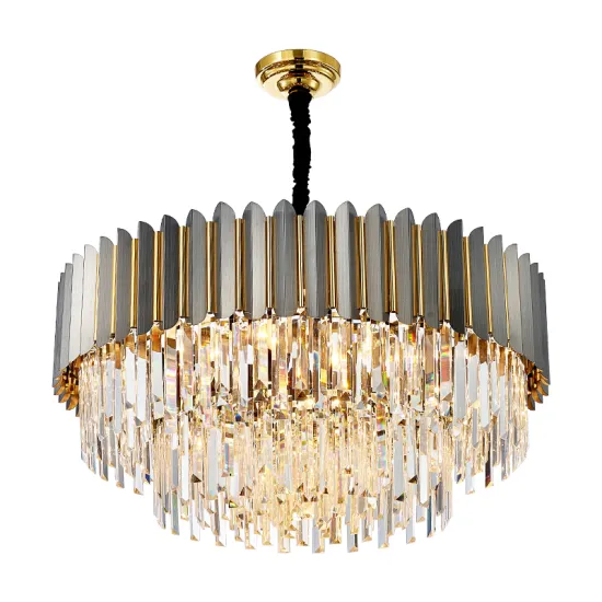 Luxury Modern Hotel Lobby Pendant Lighting - Large Crystal Chandelier