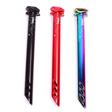 HONSUN PRO Bicycle Seatpost - Road/Mountain Bike Compatible 27.2/30.8/31.6mm*380mm, Black/Red
