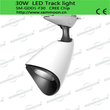 New Design 30W Residential LED Track Light 4 wire