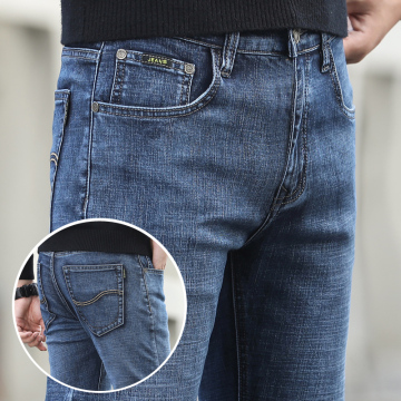 2020 Men's Autumn Winter Cotton Jeans men Stretch Business Pants Fashion trousers Denim Jean Mens Jeans big size 35 36 38 40