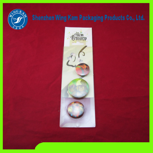 customized Slide blister Packaging with cards packed for toys