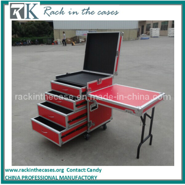 Rk Wholesale Aluminum Rack Drawer Storage Case with Casters