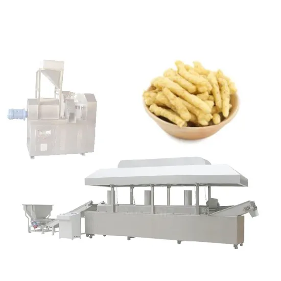Automatic African Fried Corn Curls Food Machinery for Sale: Including Cheetos and Kurkures Equivalent Equipment