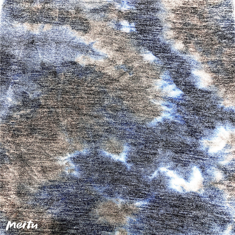 Customized tie dyed hacci