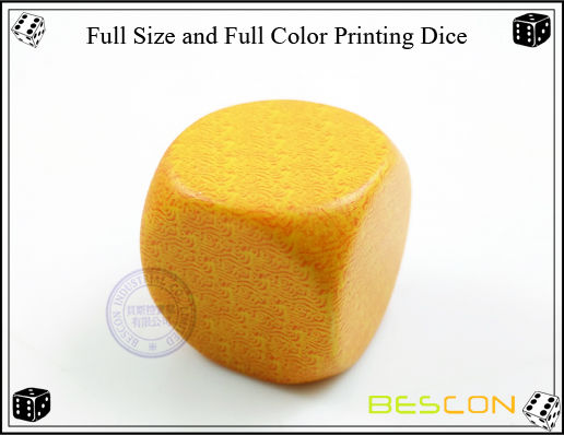 Full Size and Full Color Printing Dice-3