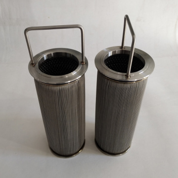 Stainless Steel Sintered Felt Basket Type Oil Filter