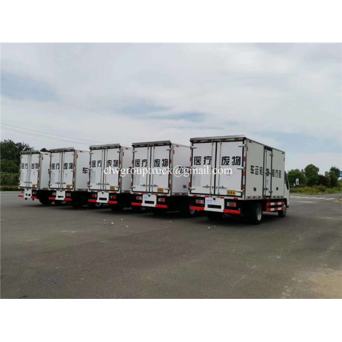ISUZU Eliminación de desechos clínicos Van Truck Vehículo de transferencia de desechos médicos