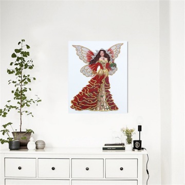 Red Queen Flower Fairy Diamond Painting Puntitch