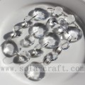 Clear Faceted Round Beaded Curtain Strings Mix Color