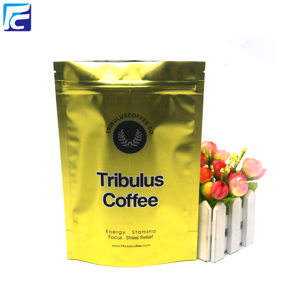 250g Zipper Aluminum Foil Coffee Bags