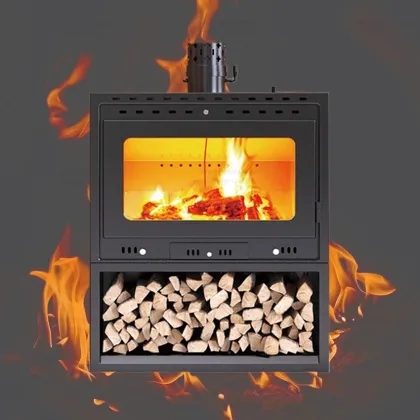 Tnatural Able Built-in Steam Fireplace Wood Fired Wall Mounted Modern Fireplace