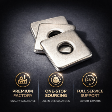 Arruelas estruturais quadradas de aço inoxidável DIN436