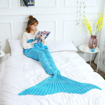 Mermaid cashmere breathable skin-friendly household blanket