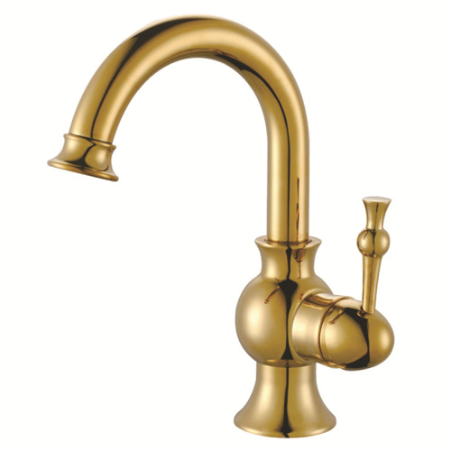 Antique Full Brass Brushed Gold Decorative Faucet