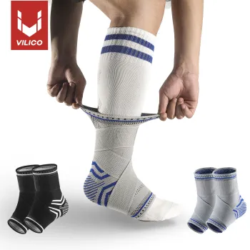 Adjustable Elastic Compression Ankle Brace for Running and Cycling