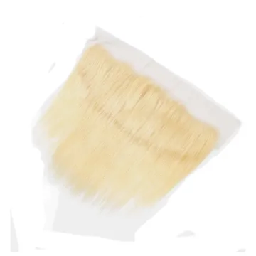 Top Quality 100% Cuticle Aligned Virgin Hair Vendor Blonde HD Lace Frontal Natural Raw Human Hair 613 Blonde Color Lace Frontal