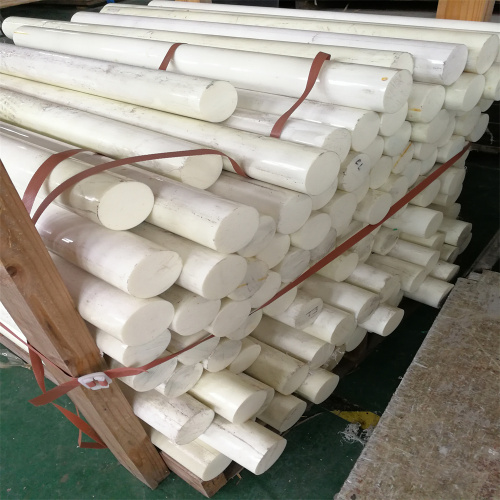 Good Qaulity Ptfe Molding Rod Unfilled Ptfe Round Bar Moulded Rod Manufactory