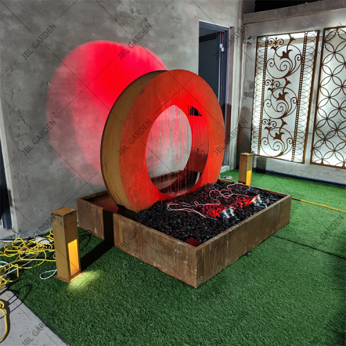 Gas Barbecue Steel Garden Water Feature Factory