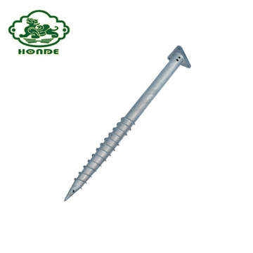 Ground screws for urban construction