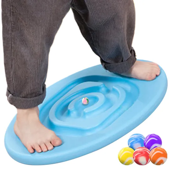 Balance Board for Sensory Autism Integration and Child Development in Fitness Gym