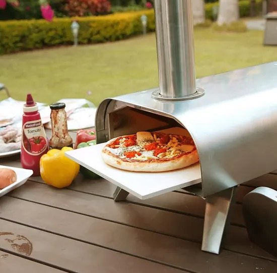 High Quality industrial Wood Pellet Pizza Oven 10 inch outdoor Pizza Ovens machine burner