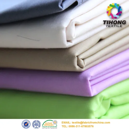 80/20 Polyester Cotton Blend Woven Canvas Lining Fabric