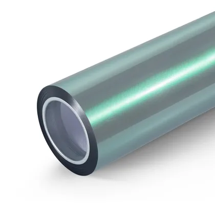 Glossy Turquoise Car Wrap