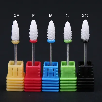 Ceramic Nail Drill Bits Set for Manicure Tools