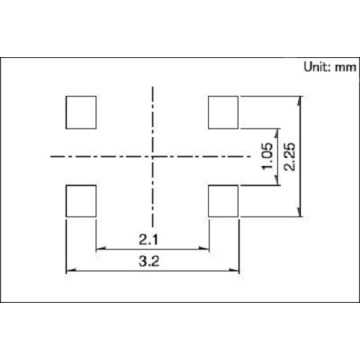 2,4 mm schakelaar voor opbouwmontage