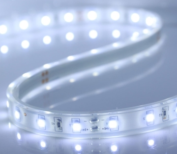 2835 LED Light Strip, 24V Waterproof 60 LEDs IP68 Underwater, Customizable Length 2700K-6500K